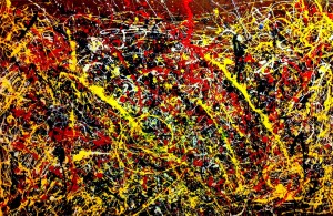 One of Jackson Pollock 's many paintings