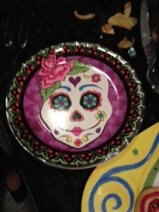day of dead plate